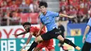 Masih berusia 20 tahun, Kota Takai juga punya tinggi ideal 192 sentimeter untuk jadi seorang bek tengah. Ia juga merupakan jantung pertahanan utama Timnas U-23 Jepang saat jadi juara Piala Asia U-23 2024 lalu. (Dok. J-League)