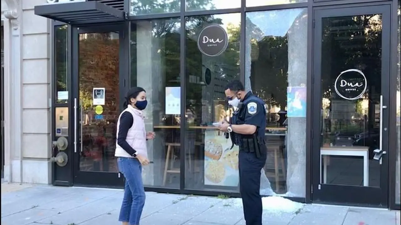 Kedai Dua Coffee di Washington DC Nyaris Jadi Korban Penjarahan Massa Tak Dikenal
