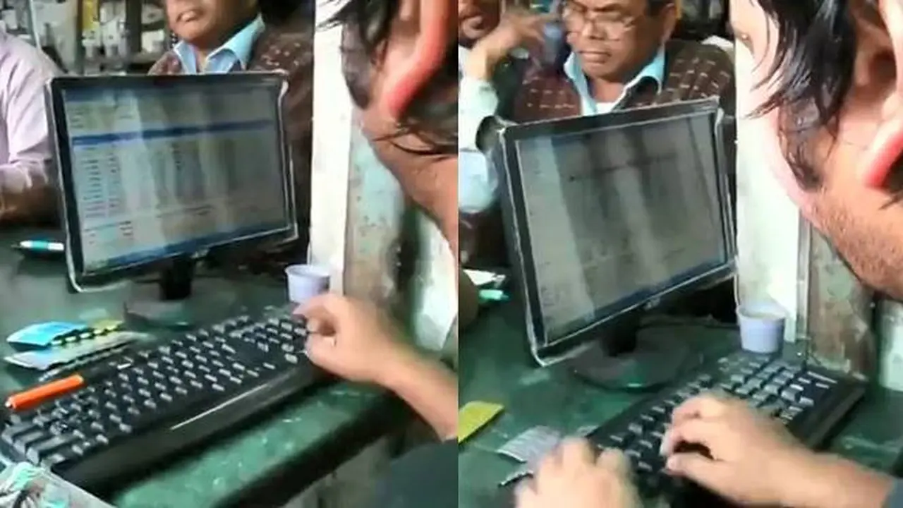 Viral Video Aksi Resepsionis Apotek saat Mengetik Cepat, Bikin Hacker Segan