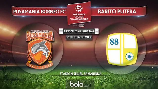 Pusamania Borneo FC Vs Barito Putera