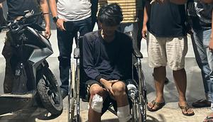 Pelaku begal berhasil ditangkap usai mendapat hadiah timah panas di kaki. (Liputan6.com/ Dok Ist)