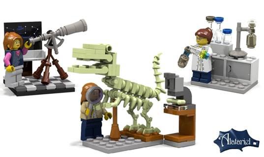 Berbagai figur seri LEGO yang baru | Foto: copyright inhabitat.com