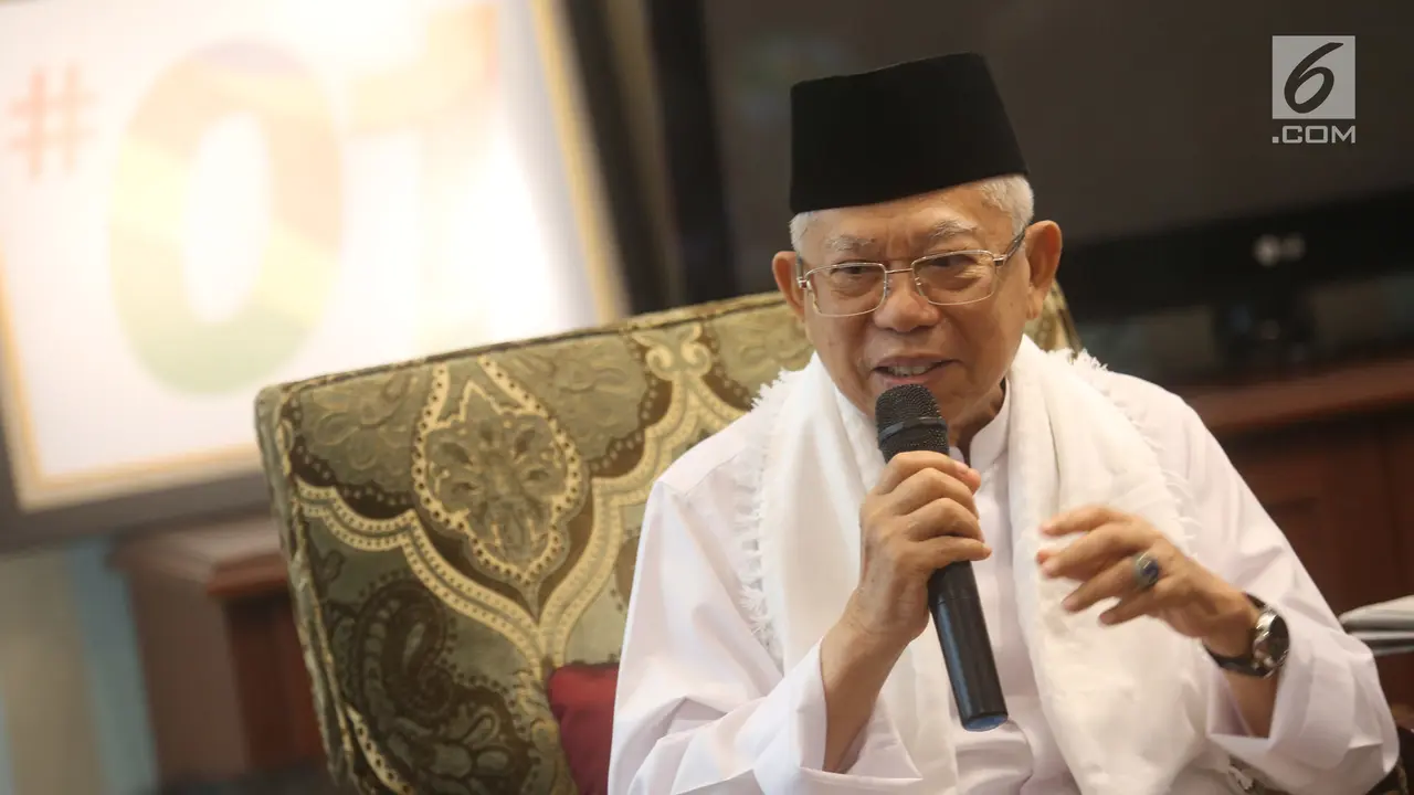 Ma'ruf Amin Berencana Bagikan Bola Saat Kunjungi Daerah