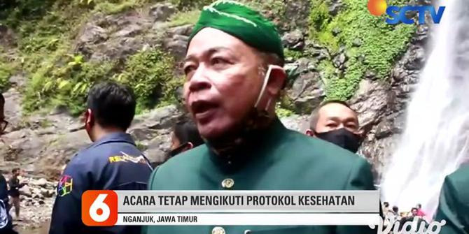 VIDEO: Tradisi Siraman Sedudo Tetap Digelar saat Pandemi COVID-19