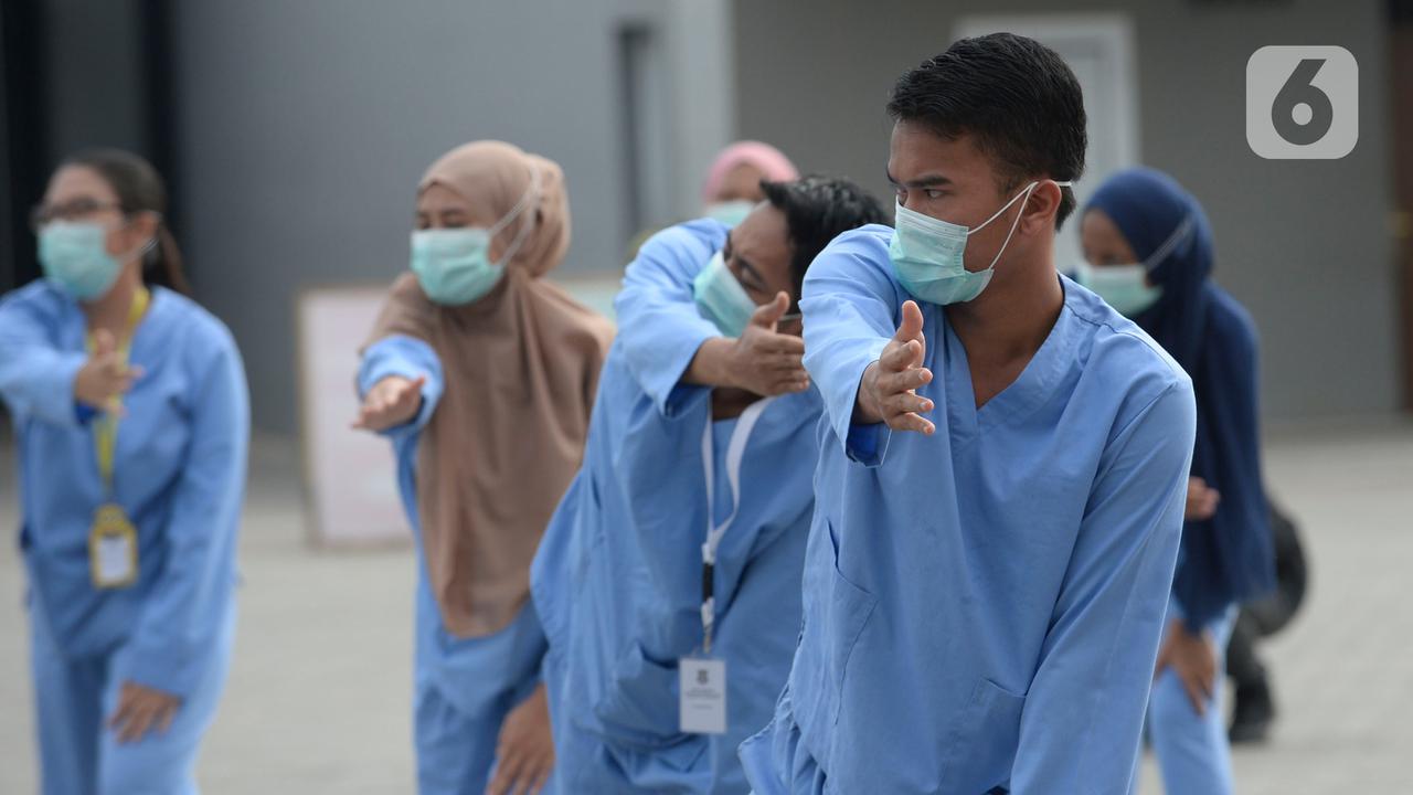 Aktivitas Senam Pasien OTG Covid-19