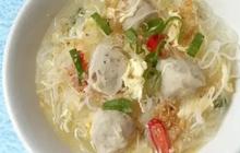 Resep Bihun Kuah Telur Bakso, Sajian Sederhana yang Lezat