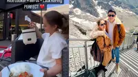 7 Potret Liburan Ifan Seventeen di Eropa, Rela Bawa Rice Cooker di Swiss