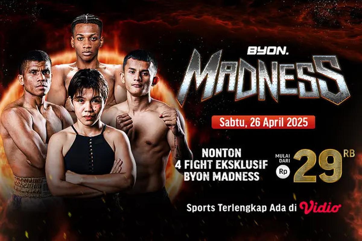 BYON Madness Tayang di Vidio, 2 Atlet Indonesia Bidik Sabuk Juara
