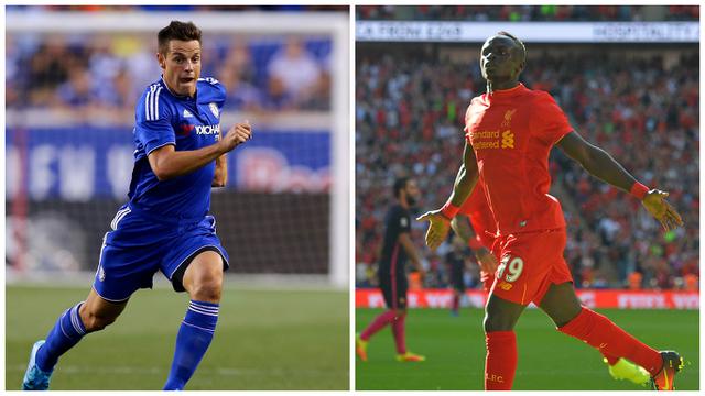 Cesar Azpilicueta Vs Sadio Mane (AFP/GETTY IMAGES/ELSA/GLYN KIRK)
