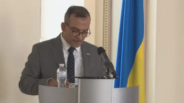 Duta Besar Republik Indonesia untuk Ukraina Arief Basalamah mengucapkan selamat kepada Ukraina atas penandatanganan instrumen aksesi terhadap Perjanjian Persahabatan dan kerja sama ASEAN.