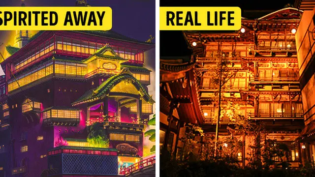 lokasi di film vs dunia nyata (foto: Brightside)