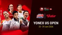 Yonex US Open 2026: Persaingan Para Pemain Muda! BWF Live Hanya di Vidio
