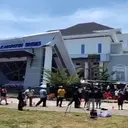 Baru Diresmikan 2022, Atap Teras Gedung KPT Brebes Ambruk, 3 Orang Luka-luka