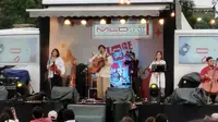 Ananda Badudu dalam Java Jazz Festival 2024. (M Altaf Jauhar/ Liputan6.com)