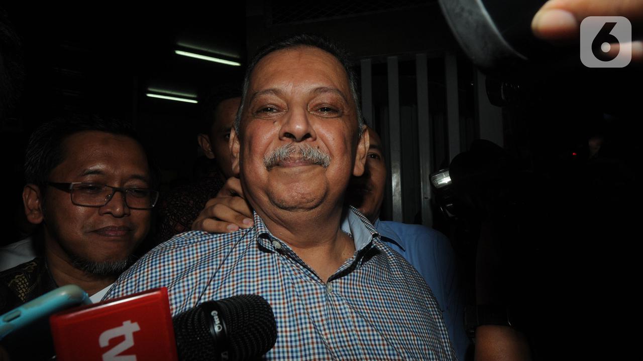 Ekspresi Sofyan Basir Saat Keluar dari Rutan KPK