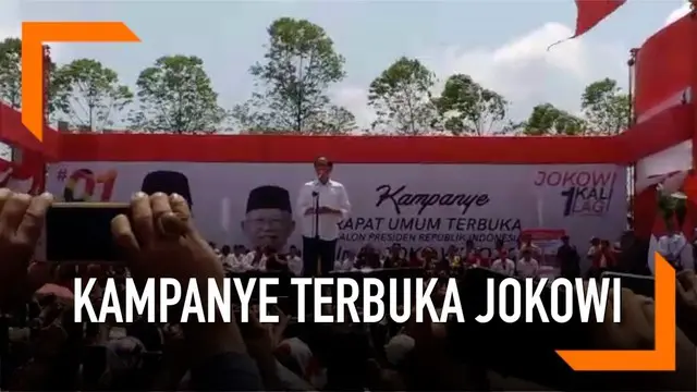 Capres Nomor Urut 01 Joko Widodo mengingatkan pemdukung dan simpatisannya untuk tetap menjaga persatuan dan kerukunan dalam kampanye Pilpres.