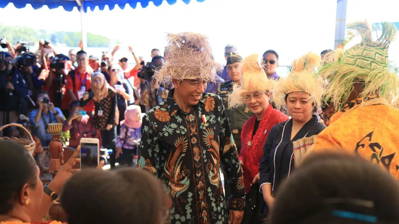 Presiden Jokowi dan 5 menteri Peringati Hari Ibu di Papua