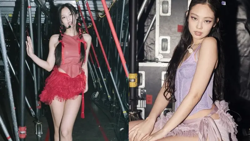 Kostum Solo Jennie di Konser BORN PINK