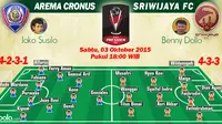 Piala Presiden 2015: Arema Cronus vs Sriwijaya FC (Bola.com/Samsul Hadi)