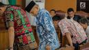 Ketua Dewan Kehormatan Partai Amanat Nasional (PAN), Amien Rais bersiap menjalani persidangan kasus berita bohong atau hoaks dengan terdakwa Ratna Sarumpaet di Pengadilan Negeri Jakarta Selatan, Kamis (4/4). Sidang kali ini beragendakan pemeriksaan saksi. (Liputan6.com/Faizal Fanani)