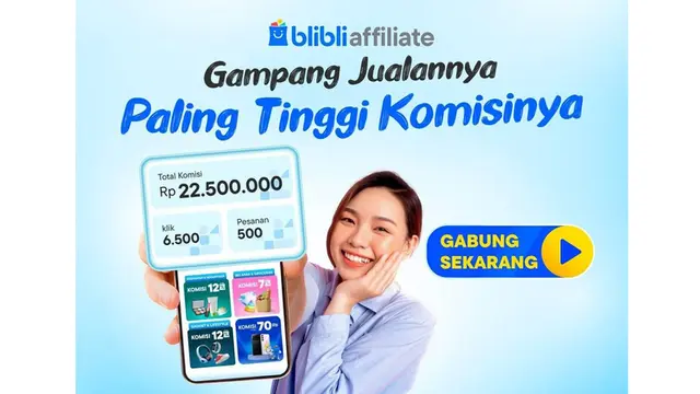 Tutorial Dapetin Penghasilan Tambahan dengan Gabung Blibli Affiliate, Komisinya hingga 12% Lho!