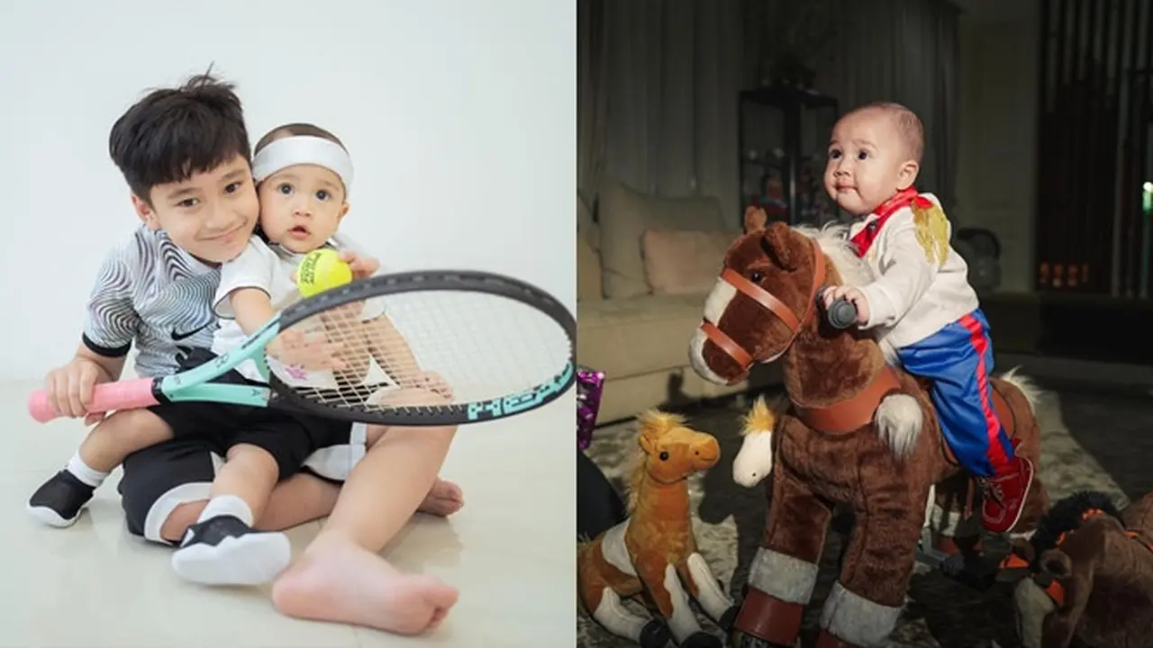 6 Potret Rayyanza 'Cipung' Tampil Sporty, Terbaru Bak Pemain Tenis