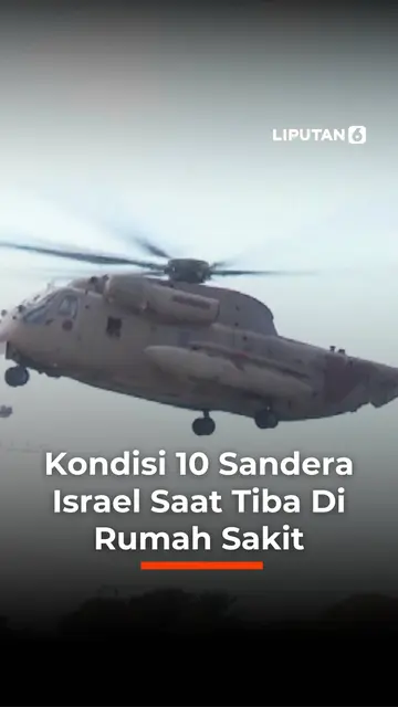 Kondisi 10 Sandera Israel Saat Tiba di Rumah Sakit