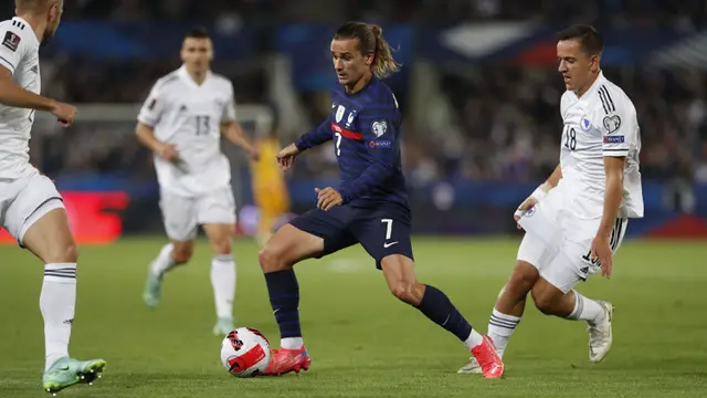 Foto: Griezmann Jadi Bintang Pertandingan usai Bawa Prancis Terhindar dari Kekalahan di Kualifikasi Piala Dunia 2022