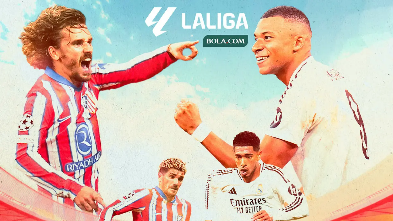 Liga Spanyol - Atletico Madrid Vs Real Madrid - Duel Pemain