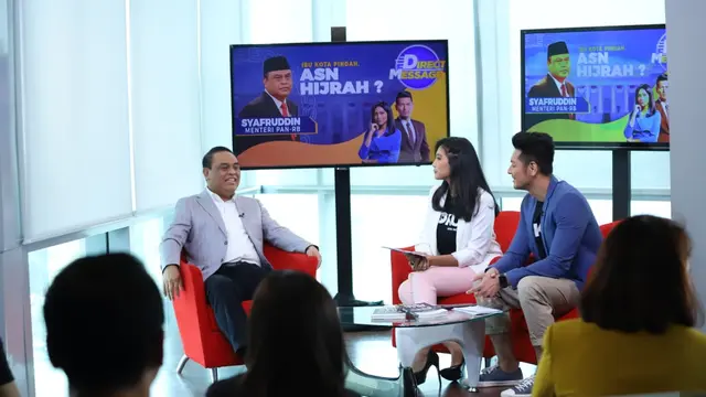 Live Streaming Direct Message Bersama Menpan RB: Ibu Kota Pindah, ASN Hijrah? (Foto: Dok Humas KemenPANRB)