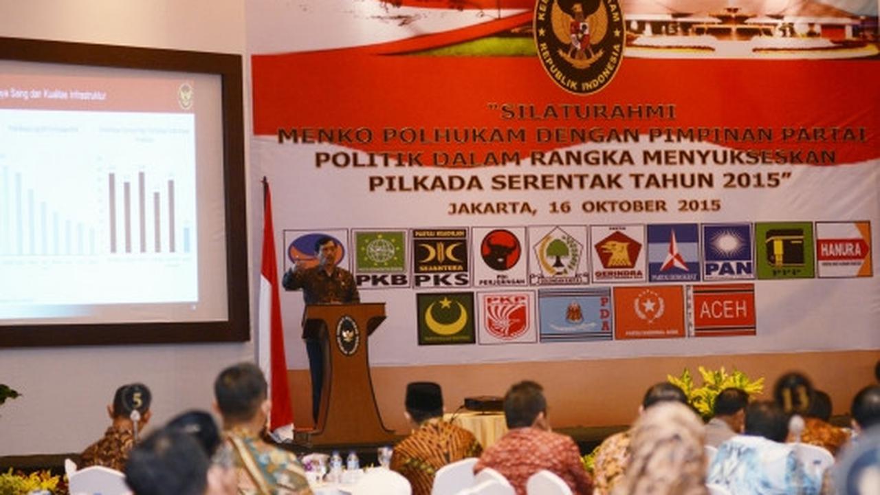 Menko Polhukam gelar silaturahmi dengan pimpinan Parpol