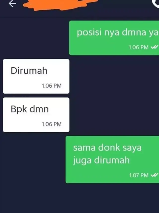 6 Chat Tanya Lokasi Ojek Online dan Penumpang Ini Bikin Senyum Sendiri