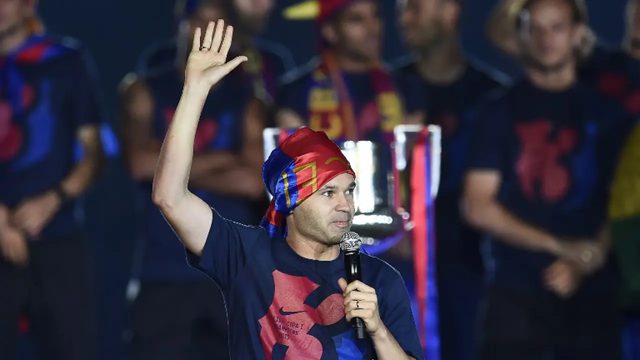Andres Iniesta (AFP PHOTO/ JOSEP LAGO)