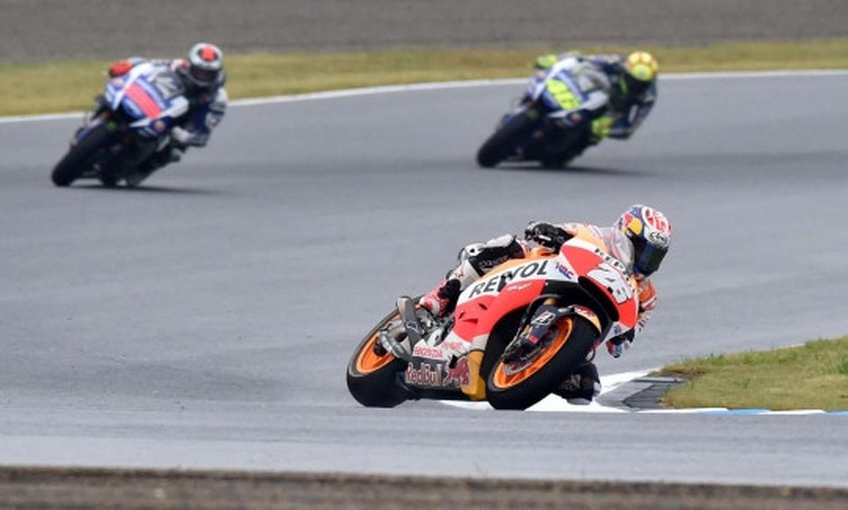 Aksi Dani Pedrosa jadi yang tercepat di sirkuit Motegi