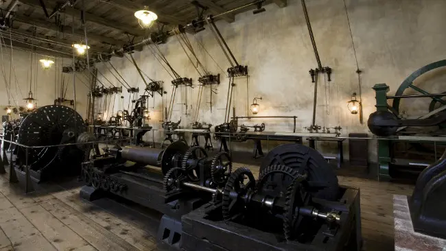 Mesin industri Abad ke-19 di Jerman. (Sumber Wikimedia Commons)