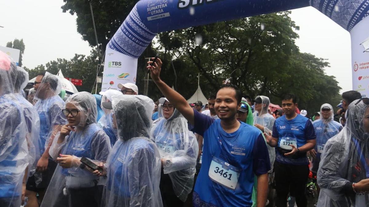 1.000 Pelari Ikuti Lomba Lari Amal untuk Sumut, Kumpulkan Donasi Rp5 M