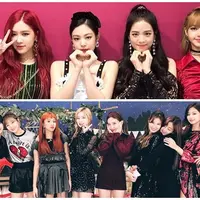 BLACKPINK dan TWICE (Foto: Twitter/YG_BLACKPINK, Twitter/ygent_official)