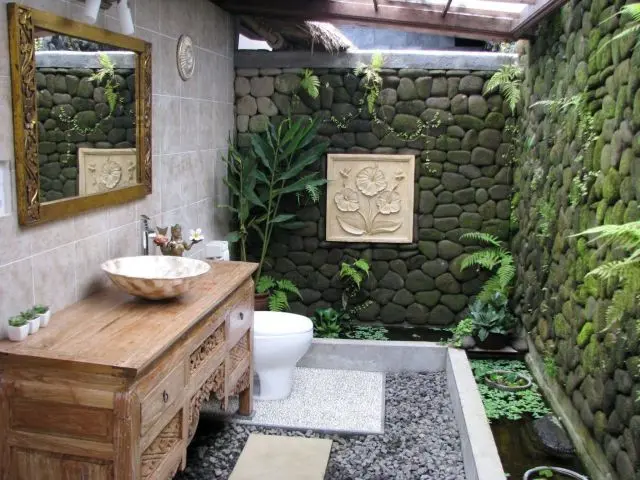 Natural bathroom