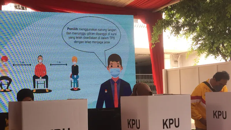 Komisi Pemilihan Umum (KPU) menggelar simulasi pemungutan suara Pemilu 2024 dengan menyederhanakan surat suara.