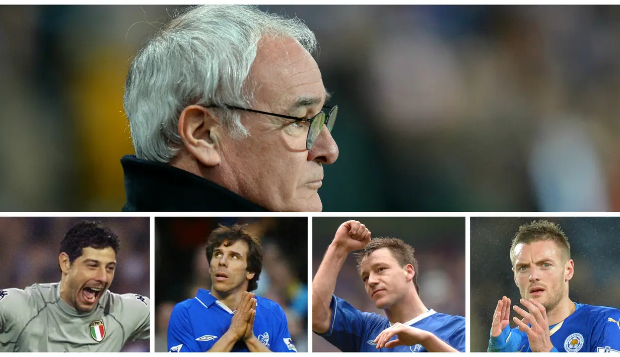 Meski tak memiliki trofi sebanyak Mourinho, namun Claudio Ranieri juga merupakan pelatih handal, hal ini terlihat dari caranya mendidik pemain yang dianggap bisa menjadi seorang bintang. Berikut 10 pesepak bola top hasil polesan The Tinkerman. (AFP)