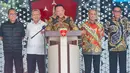 Jaksa Agung Muda Tindak Pidana Khusus (Jampidsus) Febrie Adriansyah memberikan keterangan pers di Gedung Bundar, Kejaksaan Agung, Jakarta, Jumat (10/7/2026). (KLY/ Budy Santoso)