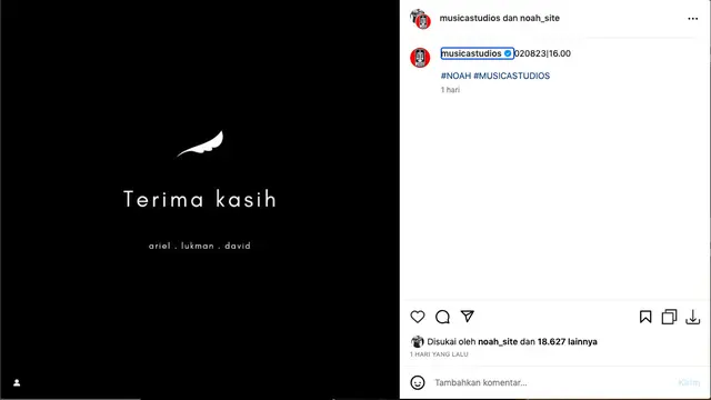 NOAH Menutup Rangkaian Album Second Chance dengan Music Video Semua Tentang Kita, Langsung Trending di YouTube