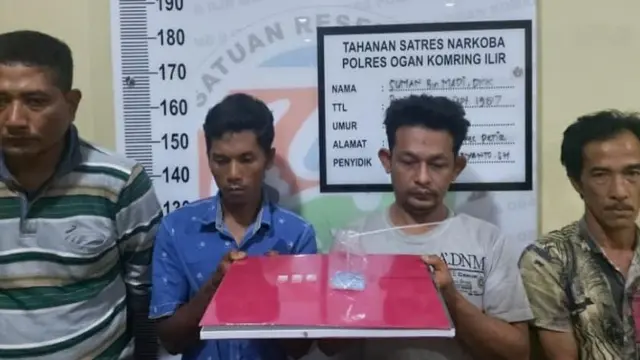 Kades di Ogan Komering Ilir Diciduk Saat Pakai Narkoba Sambil Berjudi