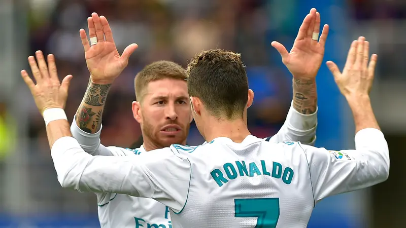 Sergio Ramos dan Cristiano Ronaldo