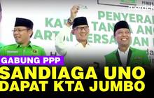 VIDEO: Sandiaga Uno Resmi Gabung PPP, Langsung Angkat KTA Jumbo