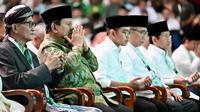 Presiden Prabowo Subianto saat menghadiri Hari Lahir (Harlah) ke-102 Nahdlatul Ulama di Istora Senayan Jakarta, Rabu (5/2/2025). (Foto: Biro Pers Sekretariat Presiden)