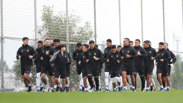 Foto: Mengintip Sesi Latihan Timnas Indonesia Setelah Tiba di Turki