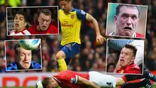 Kumpulan ekspresi jelek bek Manchester United, Phil Jones. (Twitter)
