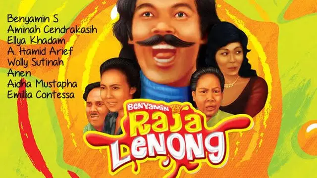 Poster Benyamin Raja Lenong dibintangi Aminah Cendrakasih. (Foto: Dok. Koleksi Pribadi Daniel Irawan)