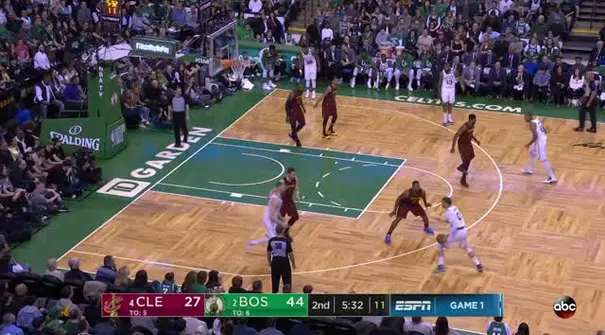 Berita video game recap NBA 2017-2018 antara Boston Celtics melawan Cleveland Cavaliers dengan skor 108-83.